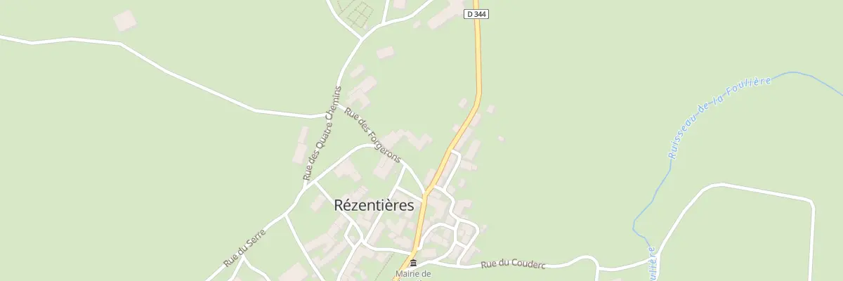 Plan du 4 Rue des Forgerons à Rézentières