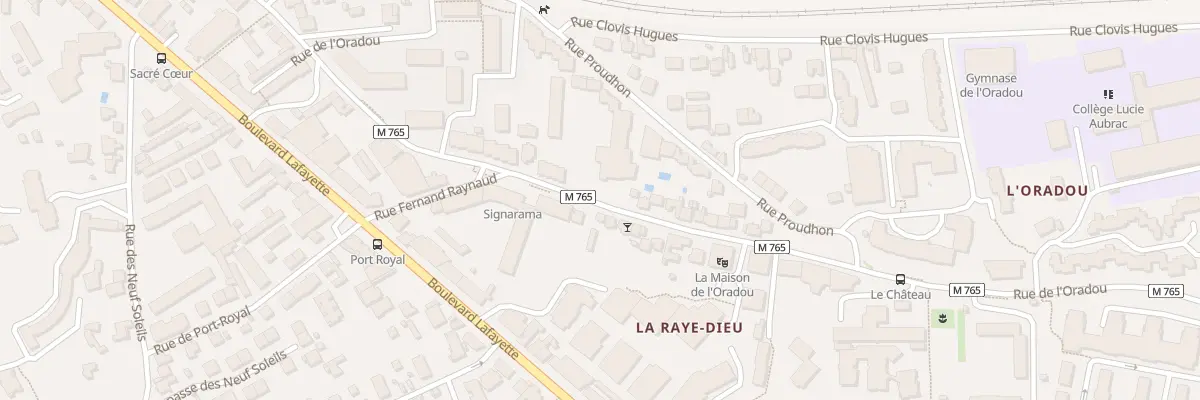 Plan du 52 Rue Proudhon à Clermont-Ferrand