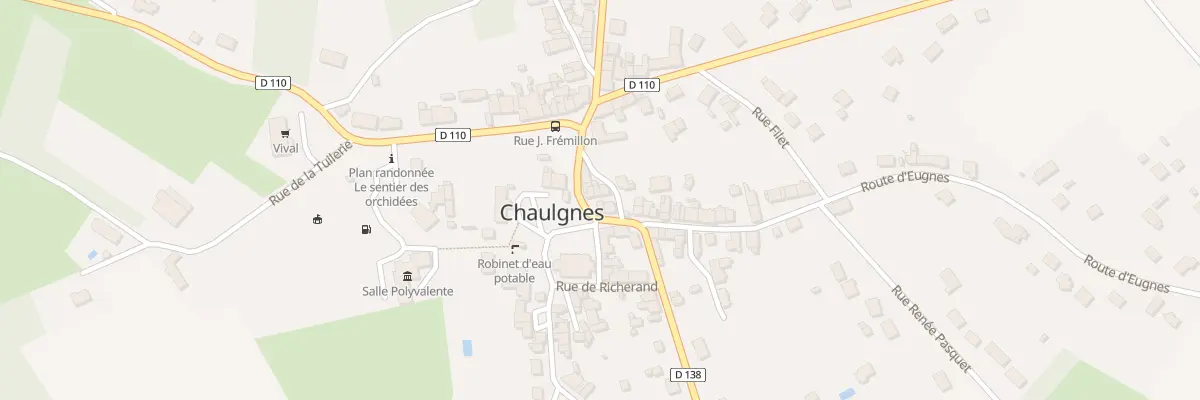 Plan du 11 Rue de la Fontaine à Chaulgnes