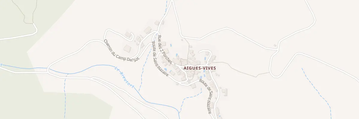 Plan du 7001F Aigues-Vives à Cabrerolles