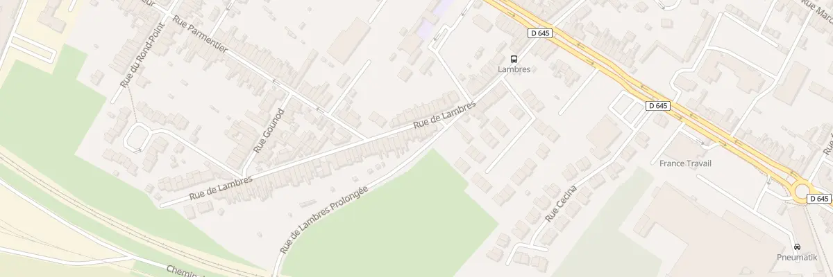Plan du 173 Rue de Lambres à Sin-le-Noble