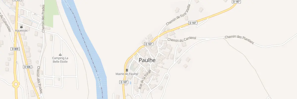 Plan du 6 Rue de l’Escaras à Paulhe