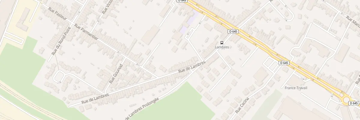 Plan du 162 Rue de Lambres à Sin-le-Noble