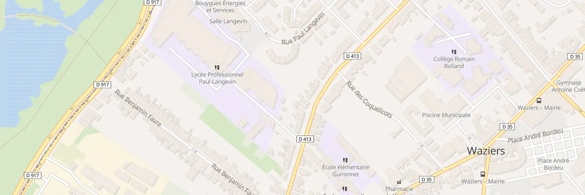 Plan du 90 Rue des Freres Martel à Waziers