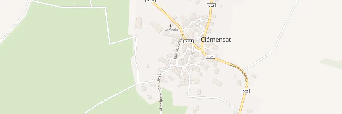 Plan du 9 Rue du Monteix à Clémensat
