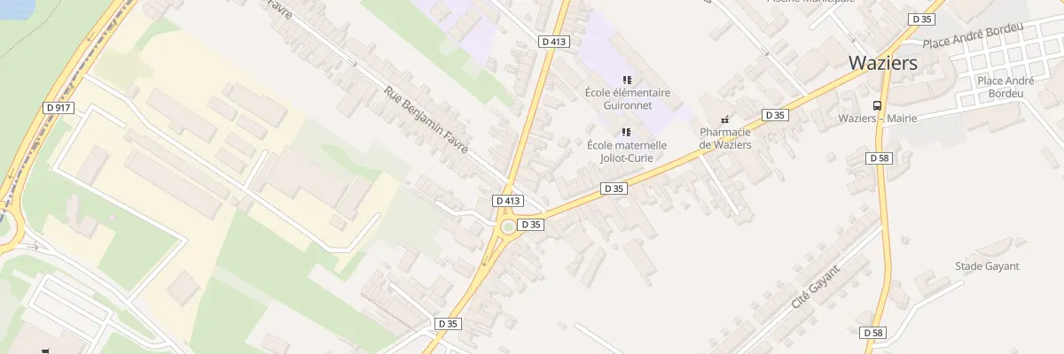 Plan du 115 Rue des Freres Martel à Waziers