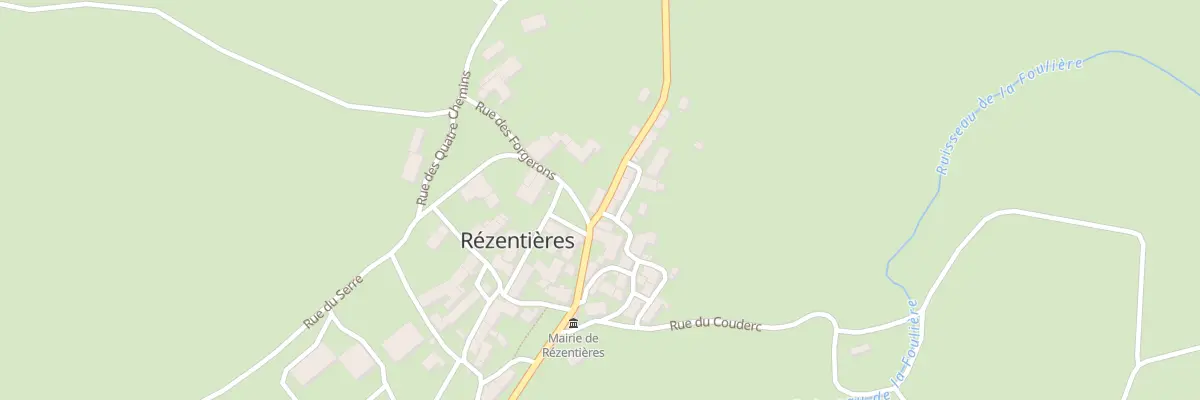 Plan du 5017 Le Bourg à Rézentières