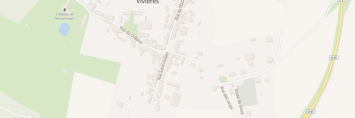 Plan du 3 Rue Saint - Hubert à Vivières