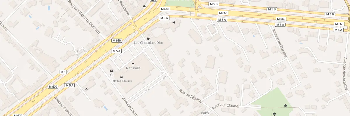 Plan du 21 Rue de l’Égalite à Marcq-en-Barœul