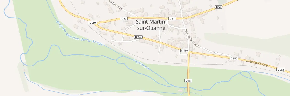 Plan du 13 Rue de Charny St Martin Ouanne à Charny Orée de Puisaye