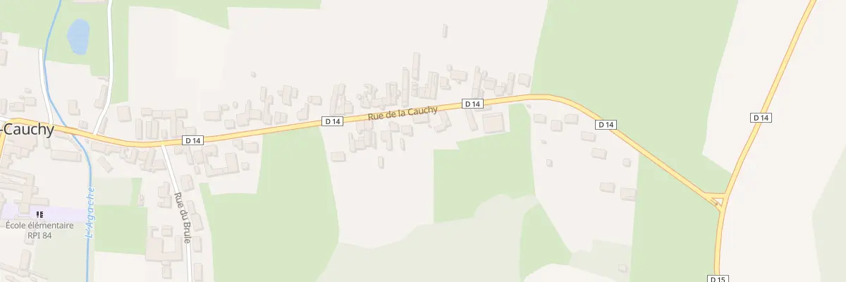 Plan du 24 Rue de la Cauchy à Sauchy-Cauchy