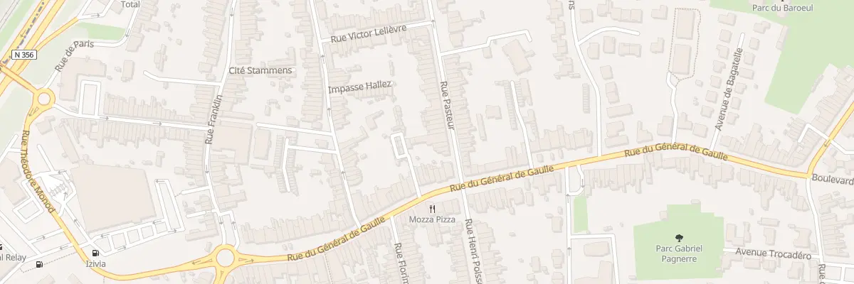 Plan du 7 Rue Pasteur à Mons-en-Barœul
