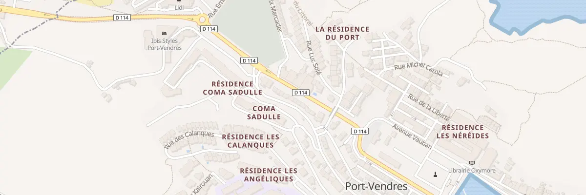 Plan du 13 Bd Bellevue à Port-Vendres