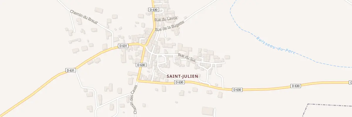 Plan du 3 Imp des Roitelets (St Julien) à Montaigut-le-Blanc