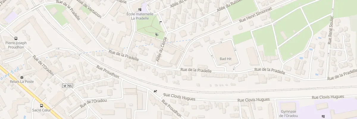 Plan du 69 Rue de la Pradelle à Clermont-Ferrand