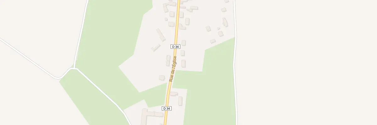 Plan du 31 Rue de l’Eglise à Beauvois-en-Vermandois