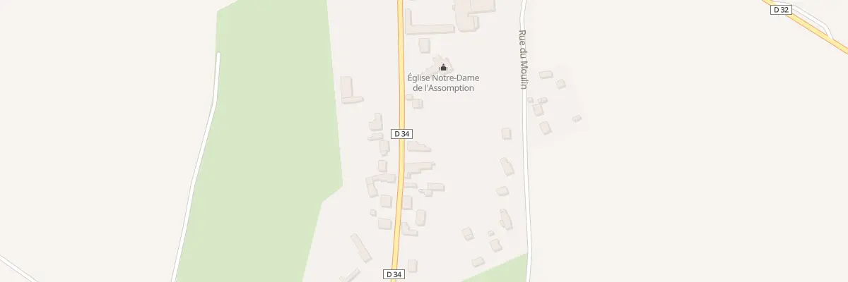 Plan du 15 Rue de l’Eglise à Beauvois-en-Vermandois