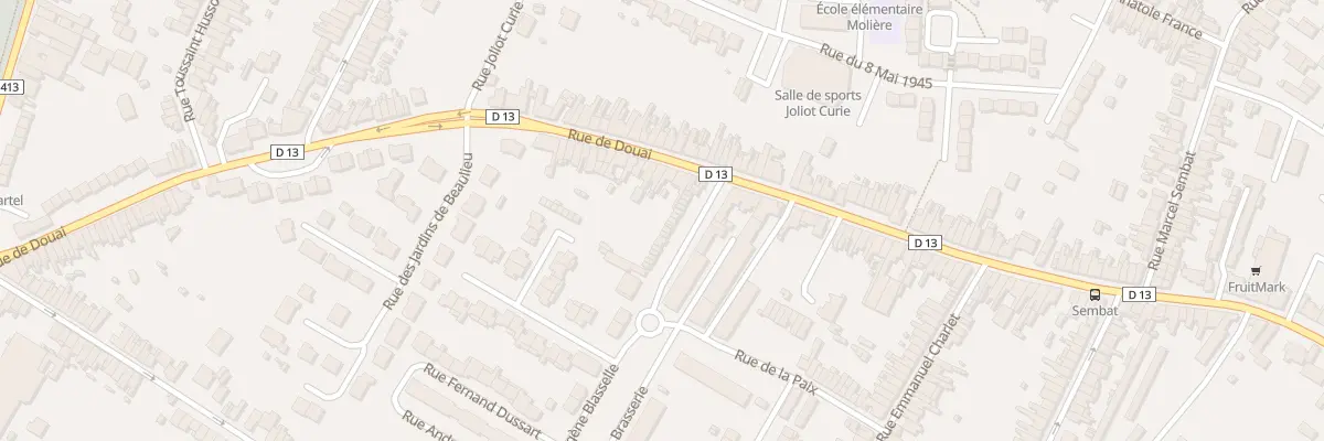 Plan du 553 Rue de Douai à Sin-le-Noble