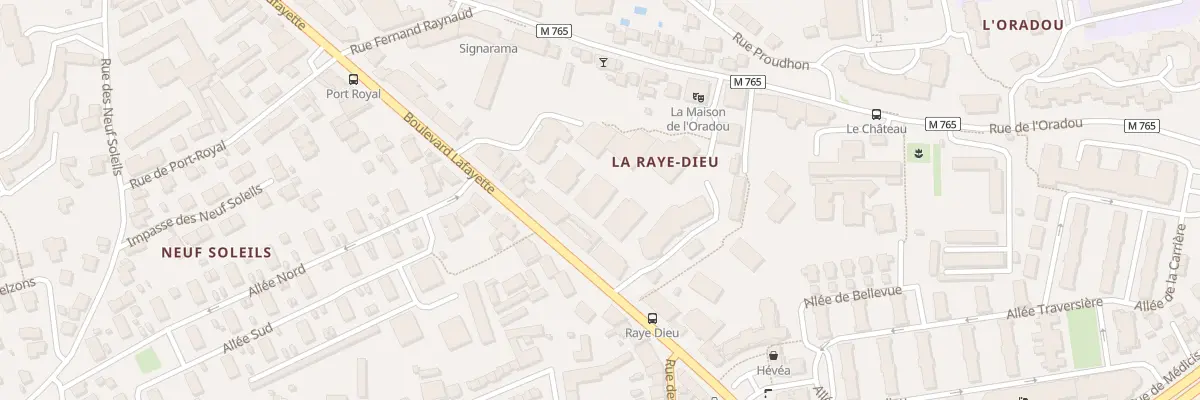 Plan du 131Q Bd Lafayette à Clermont-Ferrand
