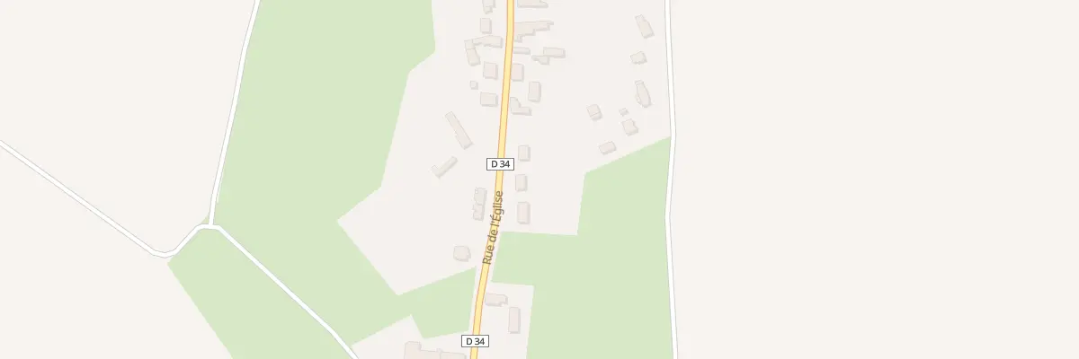Plan du 29 Rue de l’Eglise à Beauvois-en-Vermandois