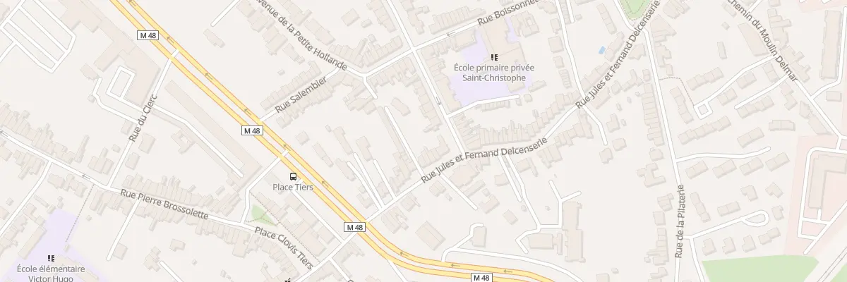 Plan du 112B Rue Jules Delcenserie à Marcq-en-Barœul