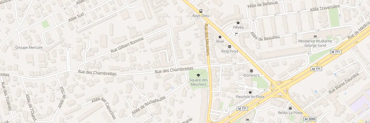 Plan du 79 Rue des Chambrettes à Clermont-Ferrand