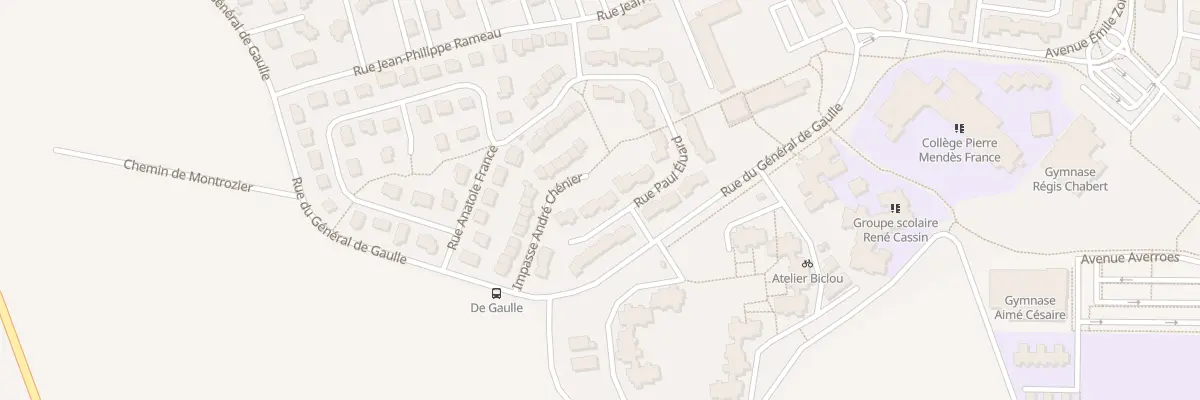 Plan du 24 Rue Paul Eluard à Riom