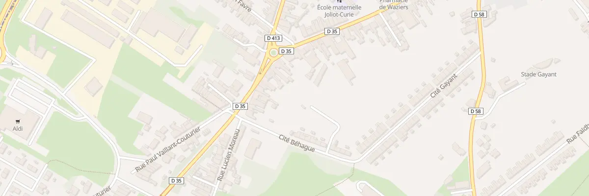 Plan du 5 Pl Alcide Moche à Waziers
