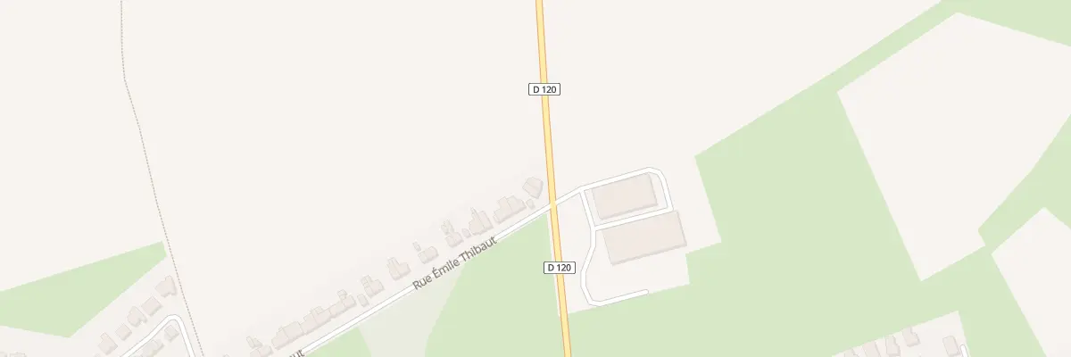 Plan du 28 Rue Emile Thibaut à Mons-en-Pévèle