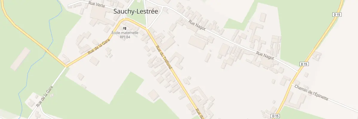 Plan du 7 Rue du Tréfond à Sauchy-Lestrée