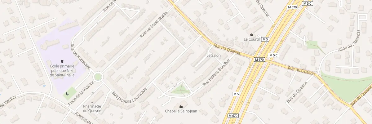 Plan du 7 Rue Jacques Lacascade à Marcq-en-Barœul