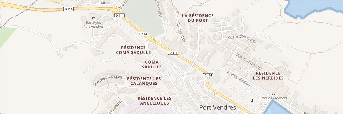 Plan du 15 Bd Bellevue à Port-Vendres