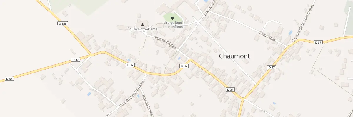 Plan du 3 Rue de l’Eglise à Chaumont