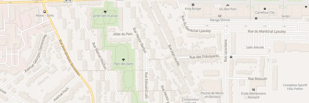 Plan du 57 Rue Hector Berlioz à Mons-en-Barœul