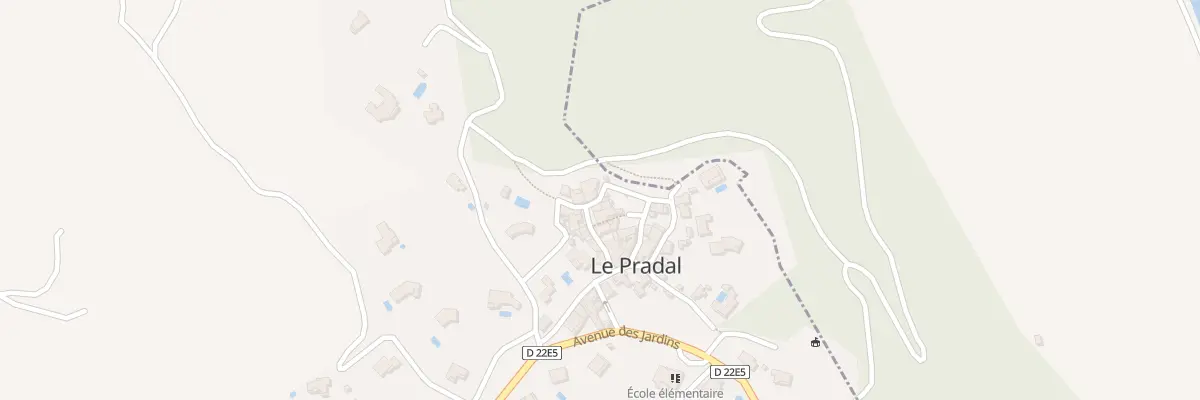 Plan du 7 Rue du Porche au Pradal