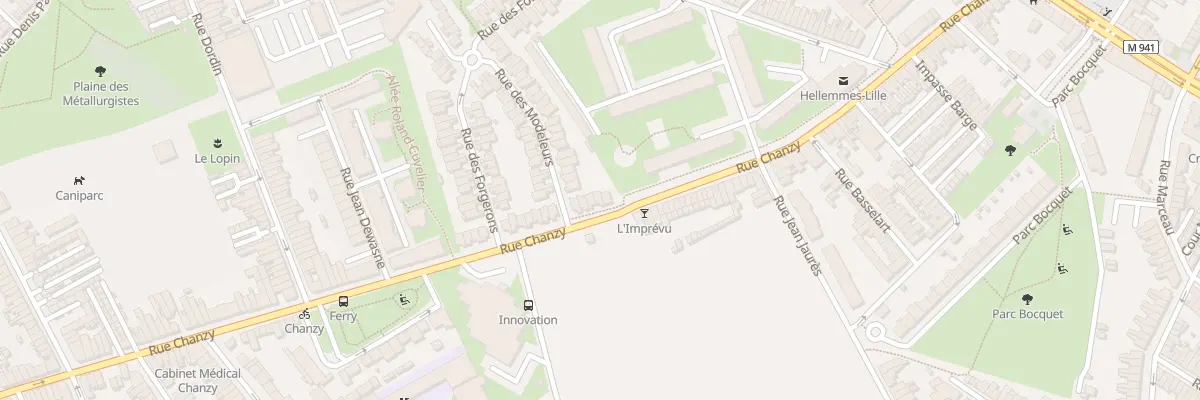 Plan du 38 Rue Chanzy Hellemmes à Lille