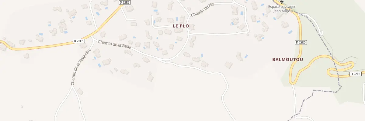 Plan du 5024F Chem de Balmoutou au Pradal