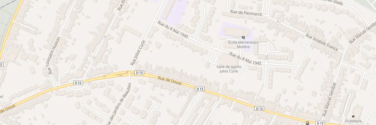Plan du 592 Rue de Douai à Sin-le-Noble