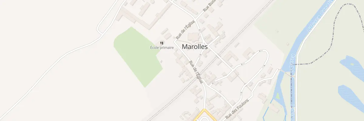 Plan du 13 Rue de l’Eglise à Marolles