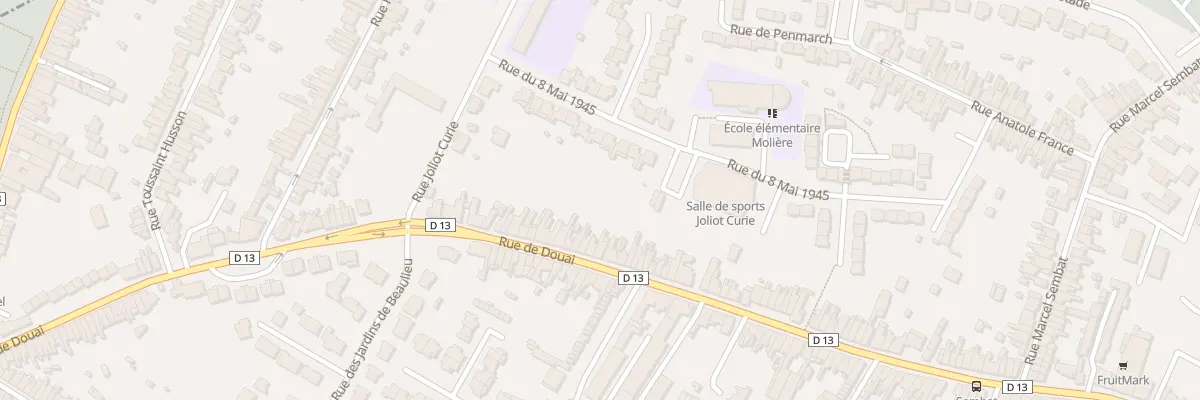 Plan du 590 Rue de Douai à Sin-le-Noble