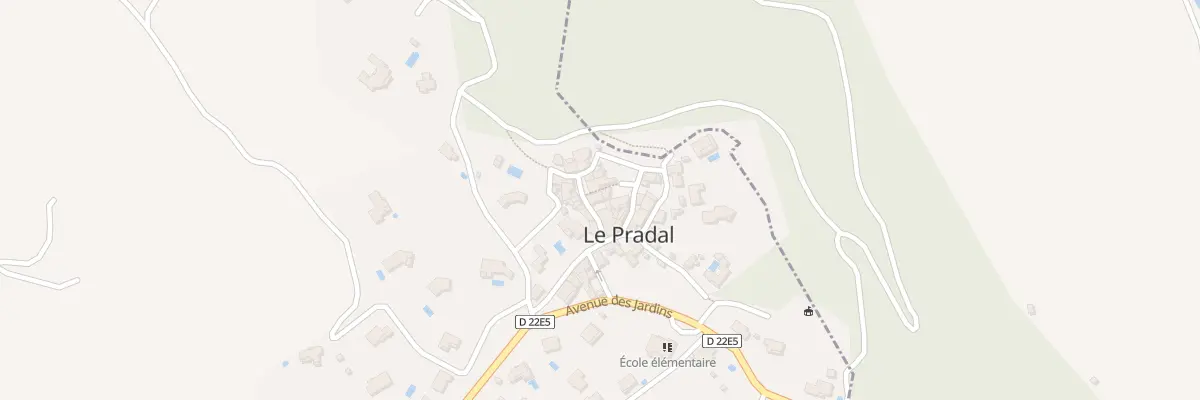 Plan du 1 Pl Blanche au Pradal