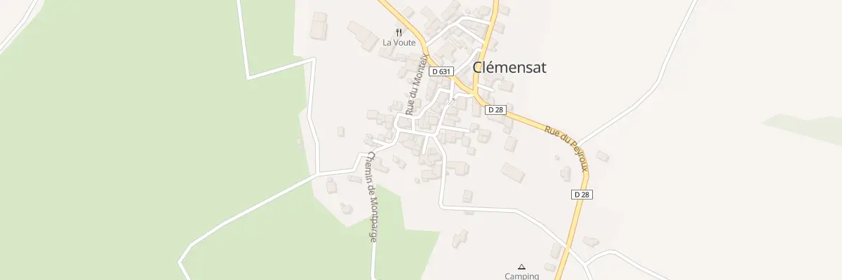Plan du 1 Imp Chaumont à Clémensat