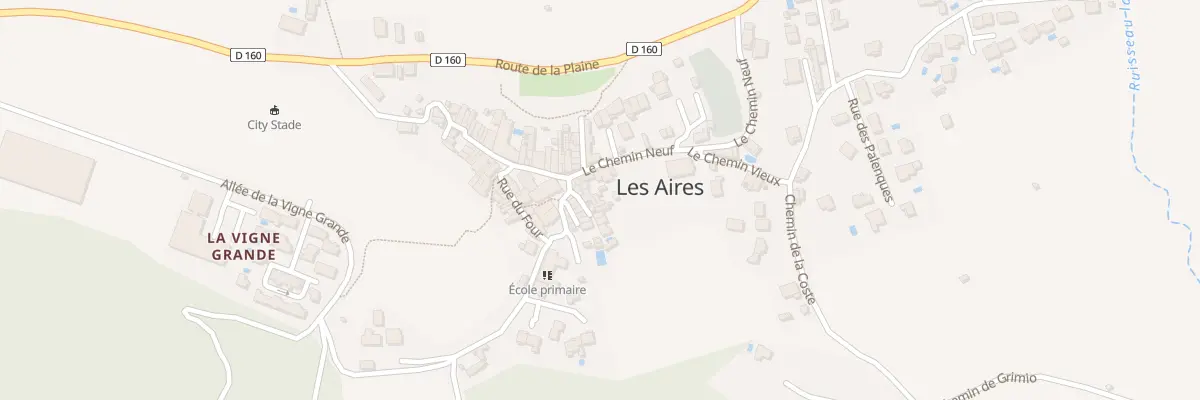 Plan du 6 Che Le Chemin Neuf aux Aires