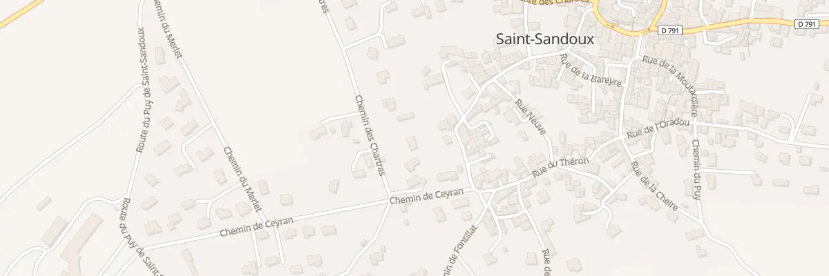 Plan du 6 Che des Chartres à Saint-Sandoux