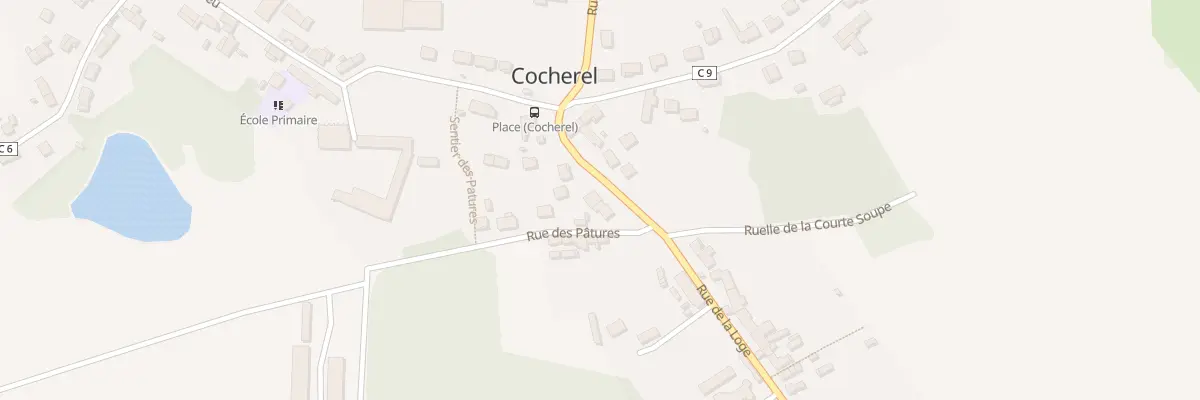 Plan du 6 Rue de la Loge à Cocherel