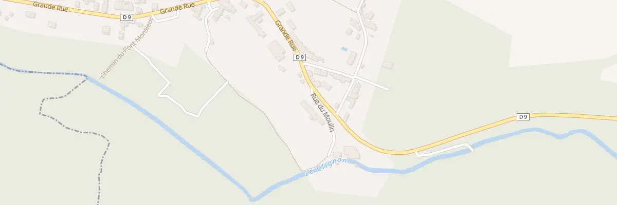 Plan du 2 Rue du Moulin à Montigny-l’Allier
