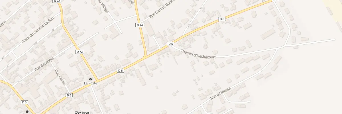 Plan du 10 Rue du Nouveau Monde à Roisel