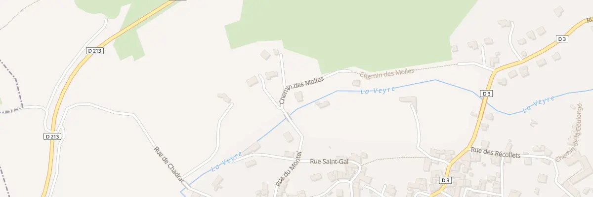 Plan du 5003 Che des Molles à Saint-Amant-Tallende