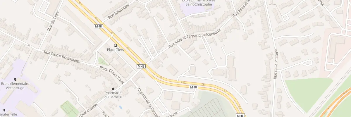 Plan du 93 Rue Jules Delcenserie à Marcq-en-Barœul