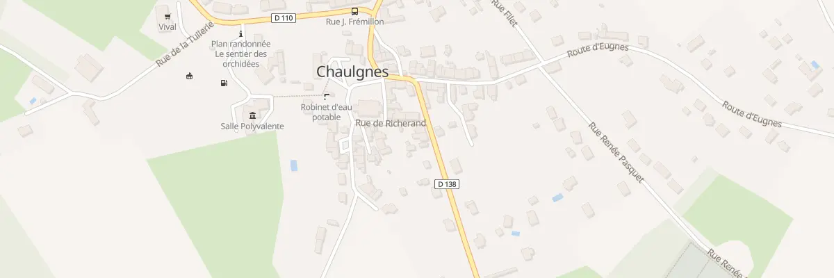 Plan du 4 Rue de la Fontaine à Chaulgnes